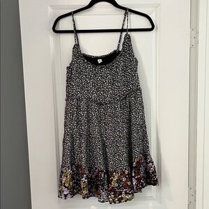 BP Black and White Floral Dress
